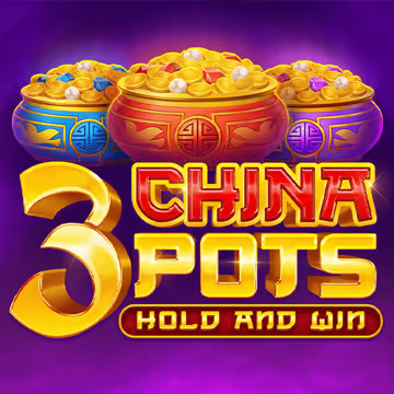 3 china pots